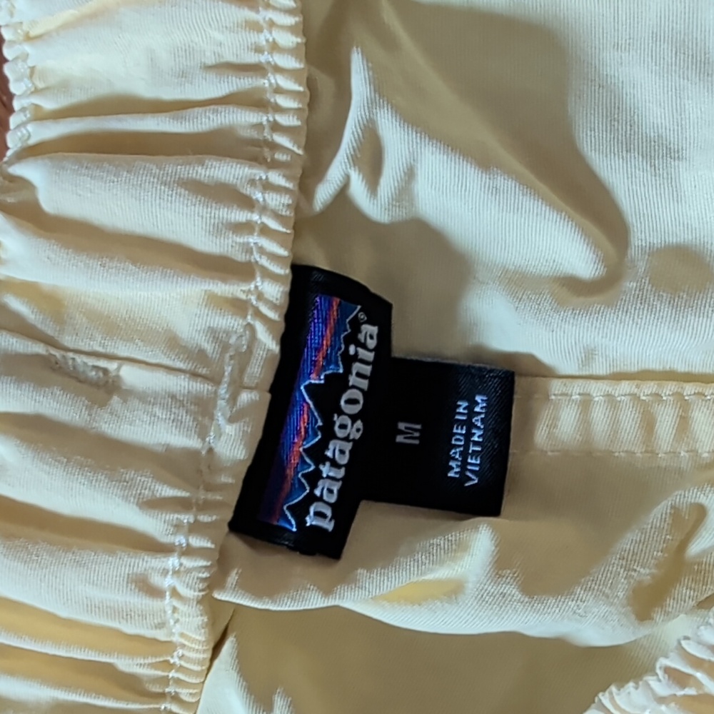Patagonia Light Yellow Women's Athletic Shorts